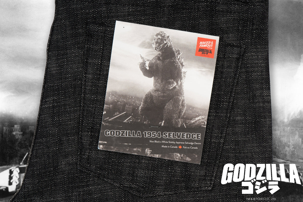 Godzilla x Naked & Famous Denim: Godzilla 1954 Selvedge