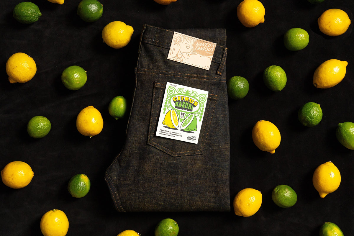 Peel Back the Indigo: Citrus Kasuri Selvedge