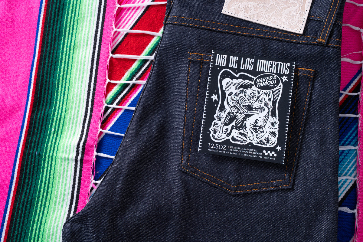 Woven Spirits: The Return of the Dia De Los Muertos Selvedge