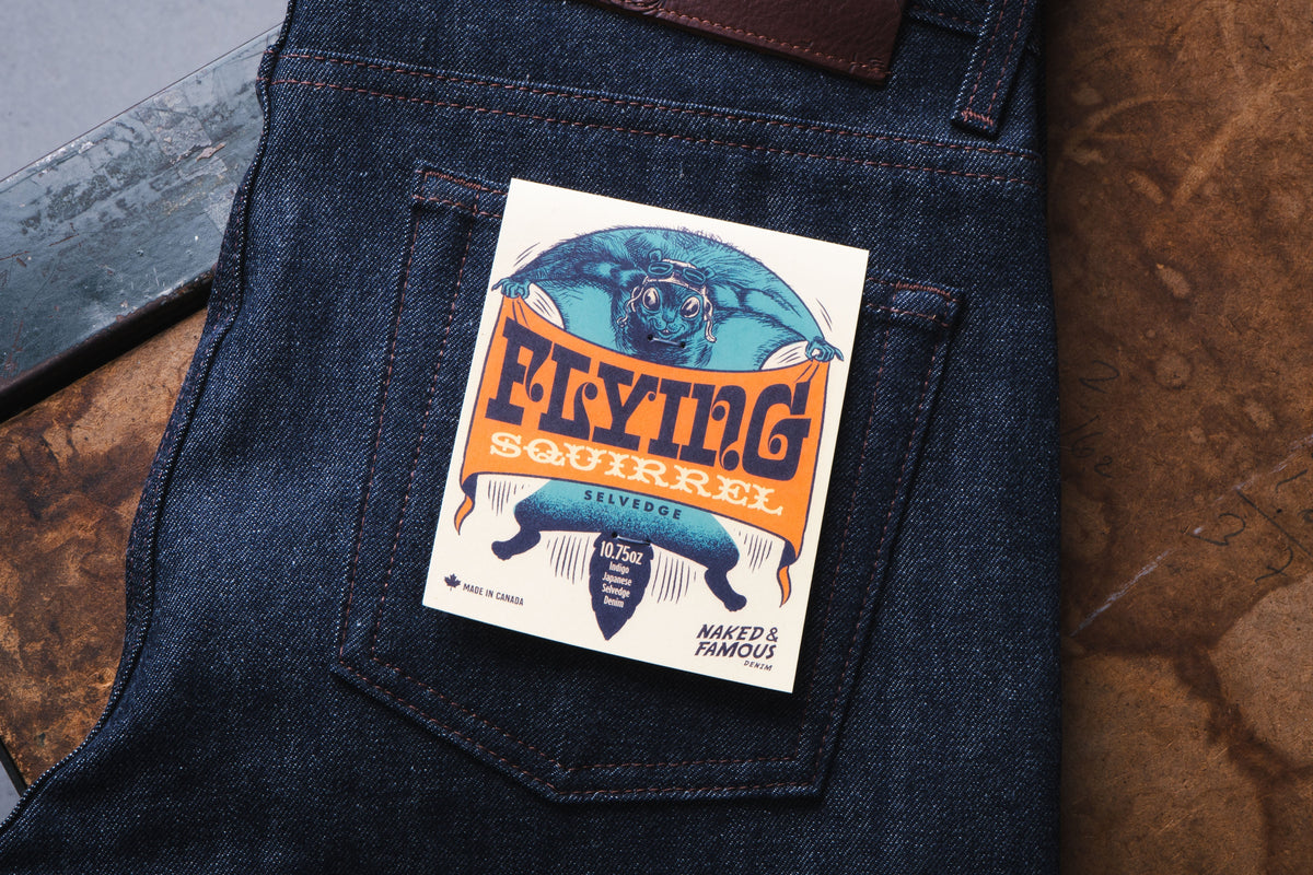 Flying Squirrel Selvedge: Lightweight, Full of Character