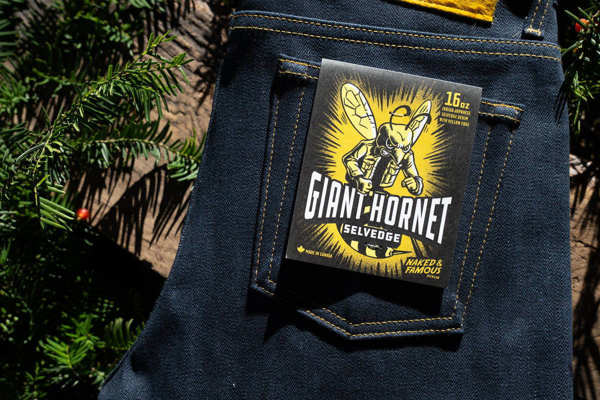 Giant Hornet Selvedge - Ready to Swarm