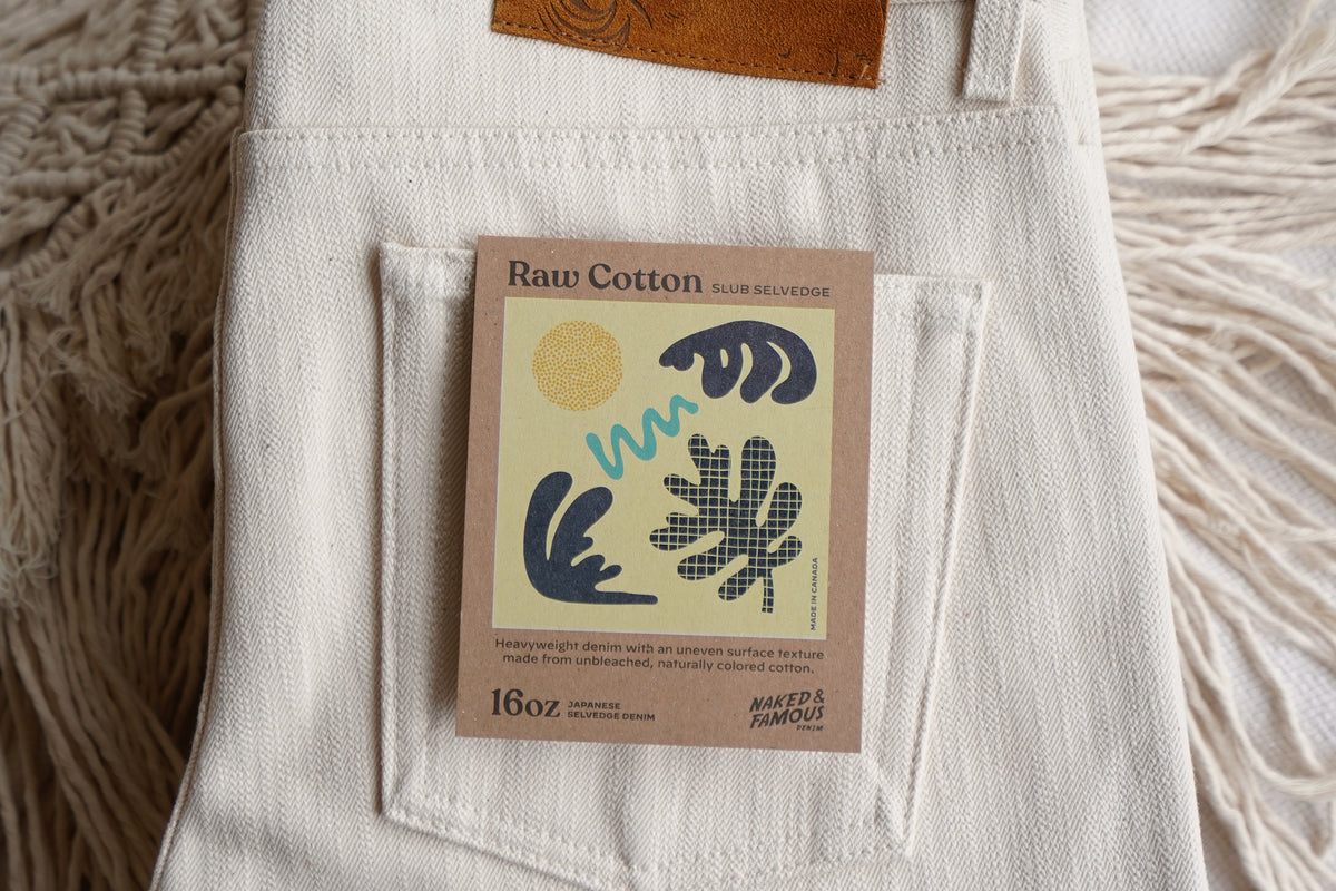 Raw Cotton Slub Selvedge