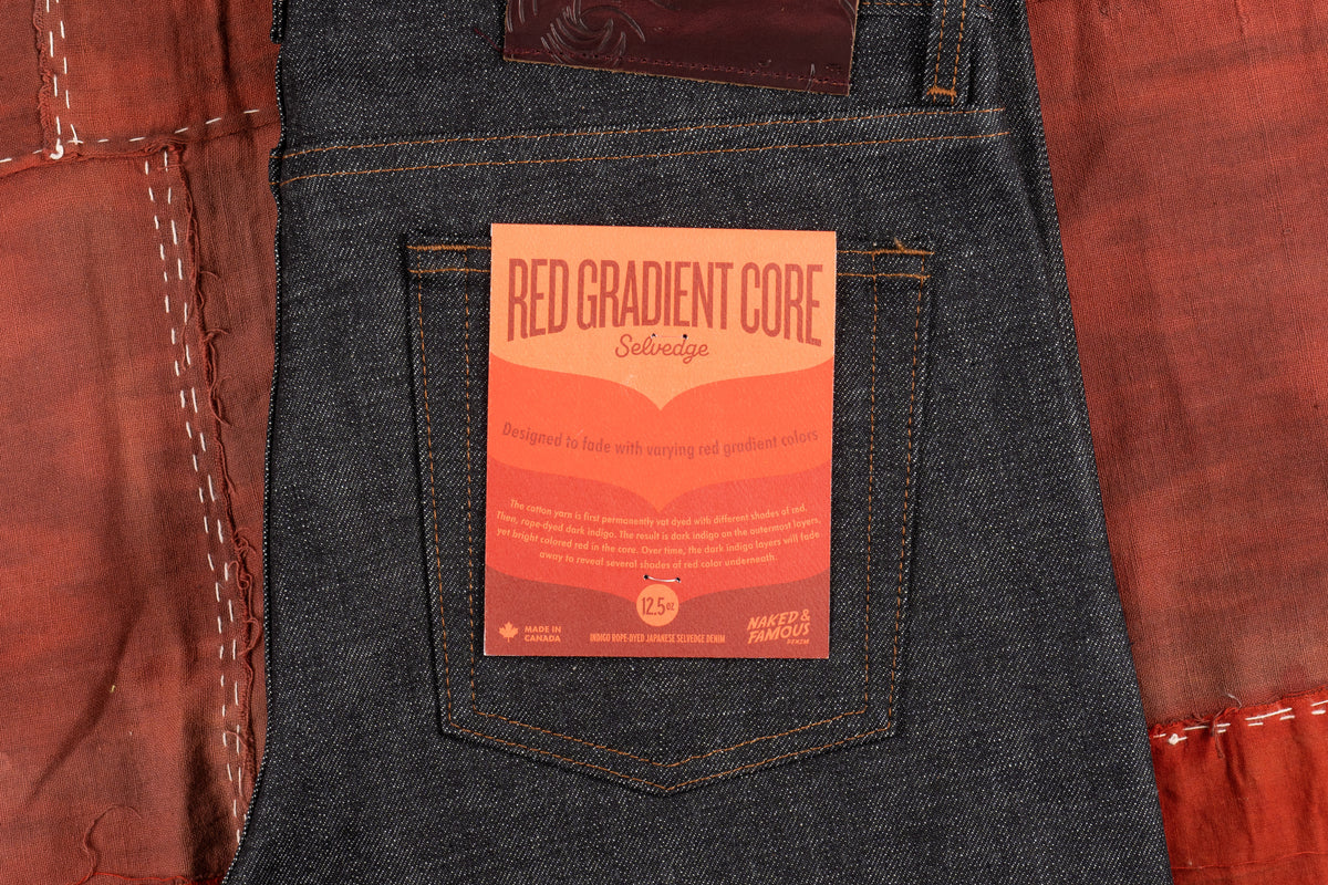 Red Gradient Core Selvedge