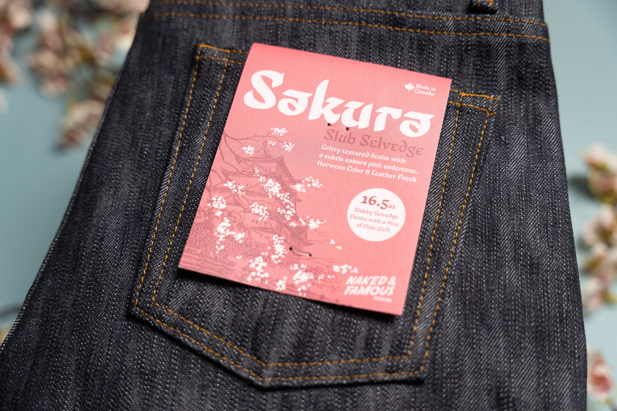 Naked & Famous Denim Sakura Slub Selvedge Spring Summer 2025