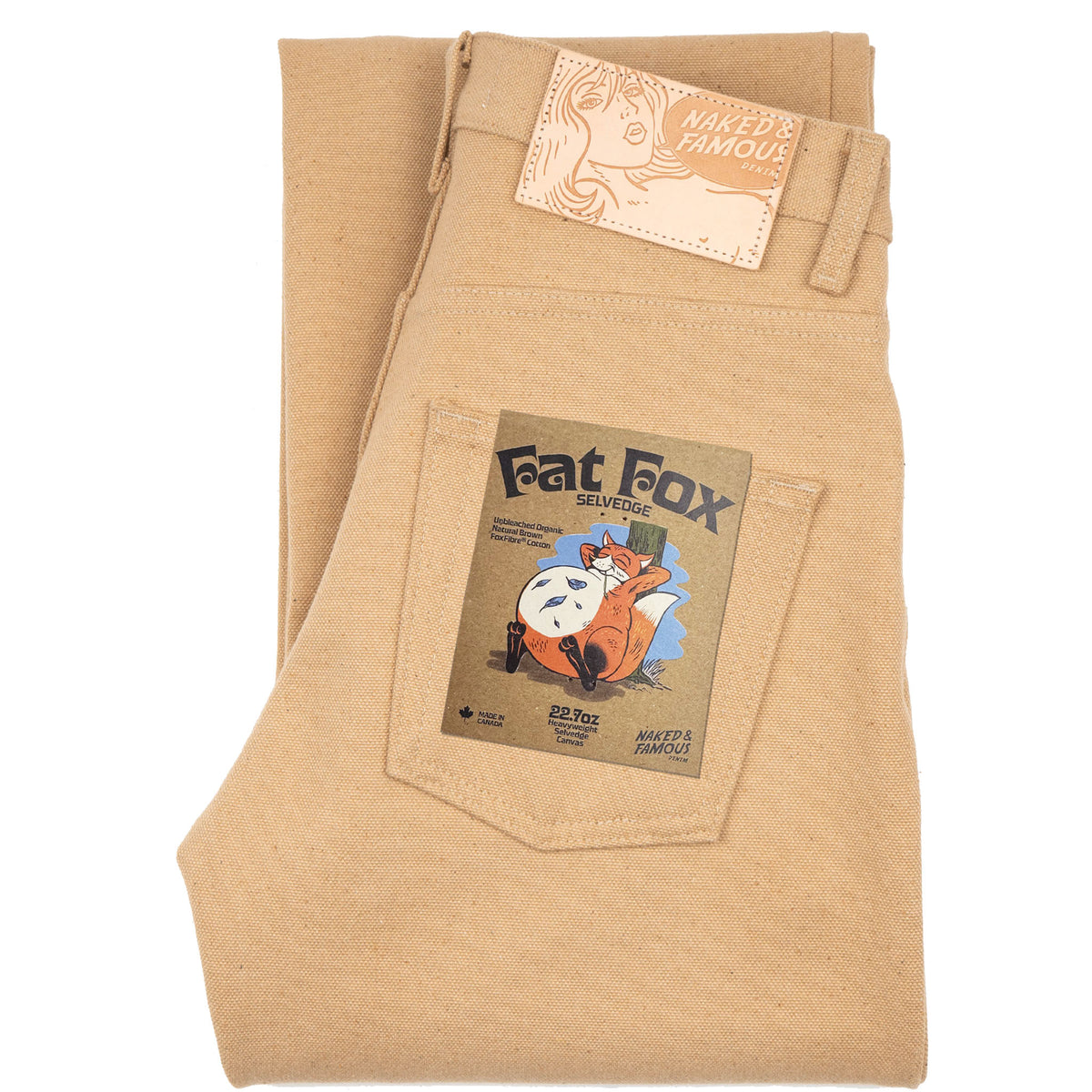 Strong Guy - Fat Fox Selvedge - Brown by Naked & Famous Denim