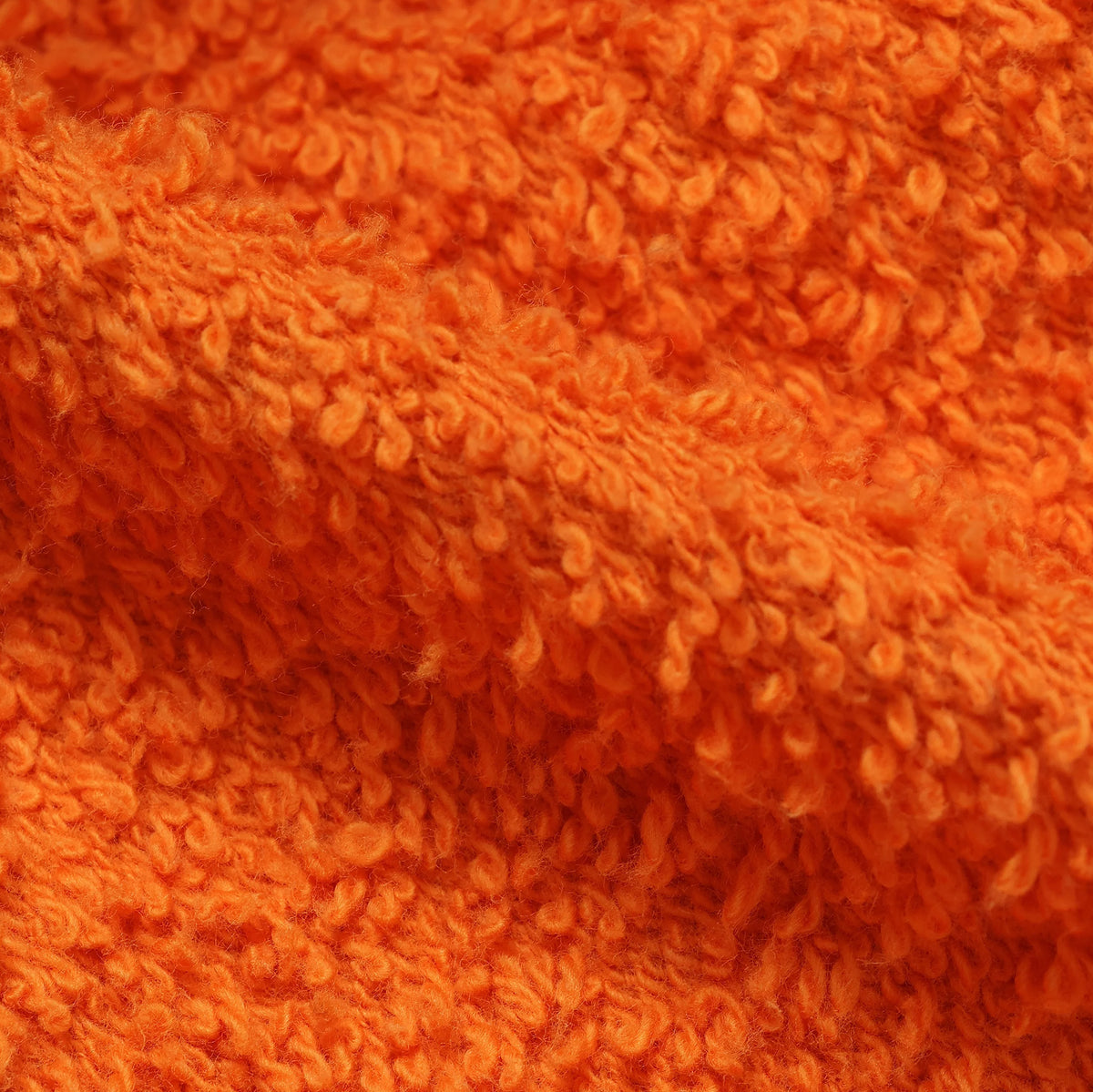 Zip Hoodie - Super Looper French Terry - Orange by Wonder Looper