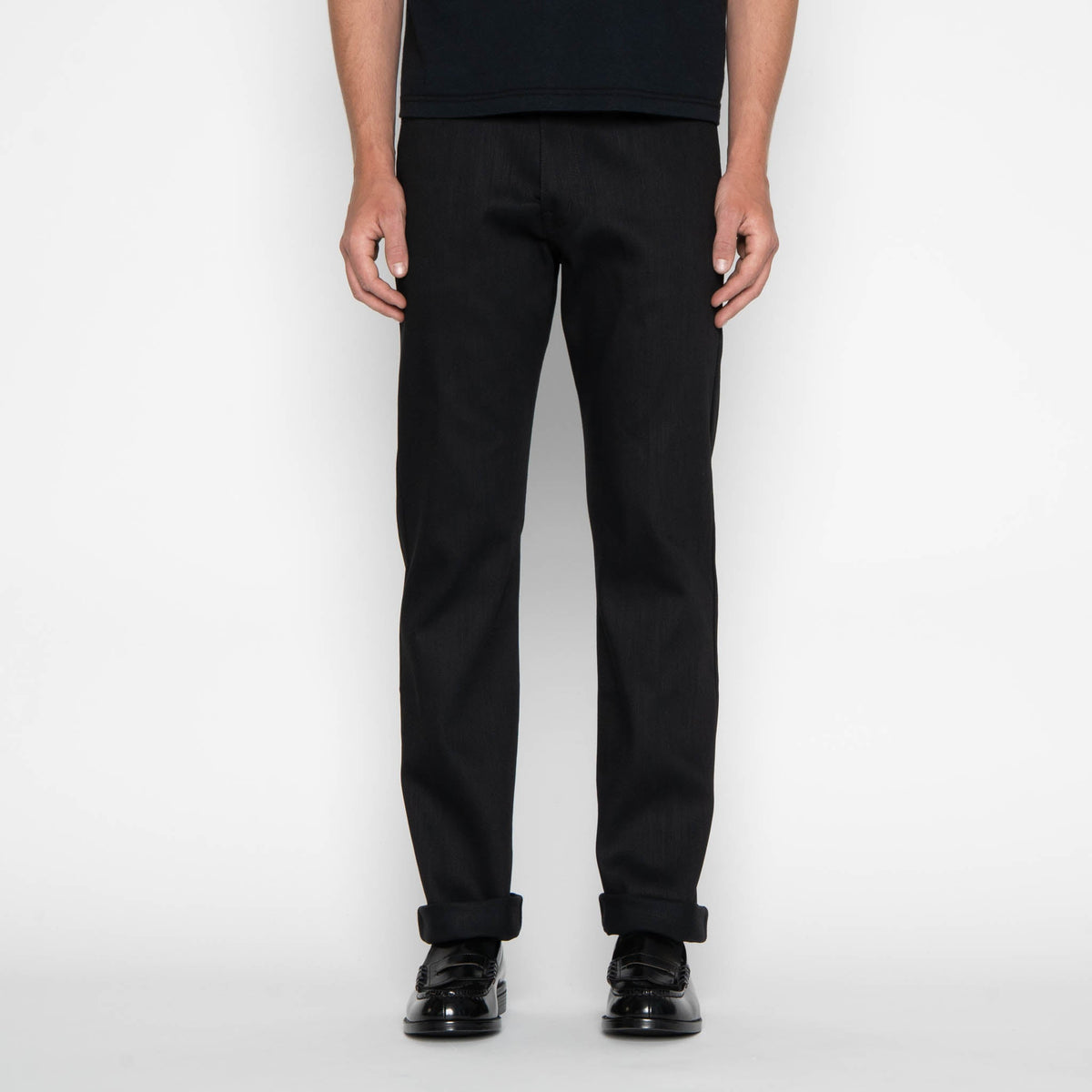 True Guy - Black Power Stretch by Naked & Famous Denim