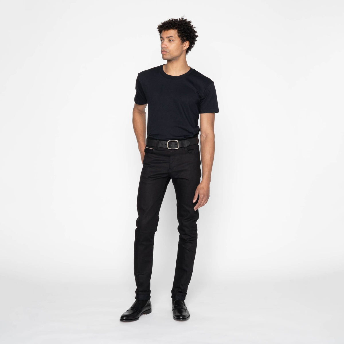 Super Guy - Solid Black Selvedge by Naked & Famous Denim