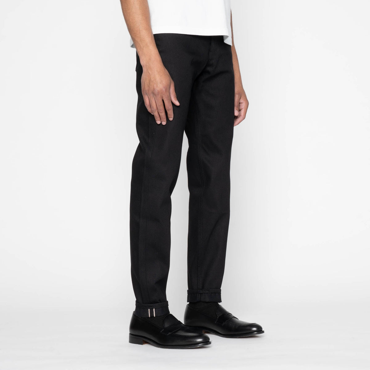 Easy Guy - Solid Black Selvedge by Naked & Famous Denim