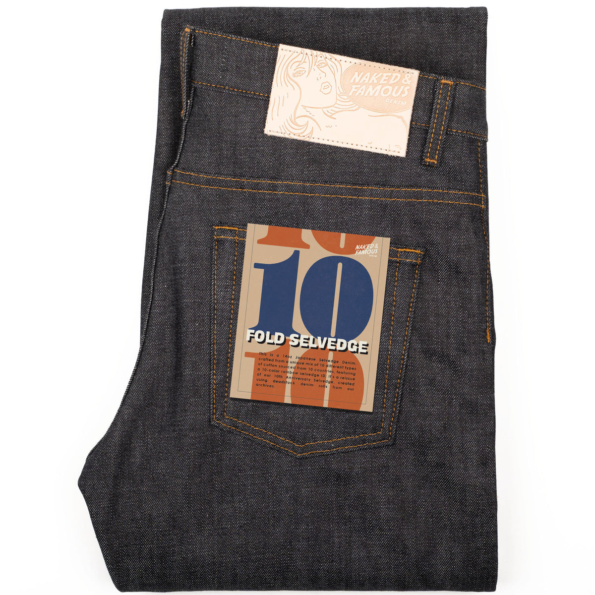 Groovy Guy - 10 Fold Selvedge - Indigo by Naked & Famous Denim