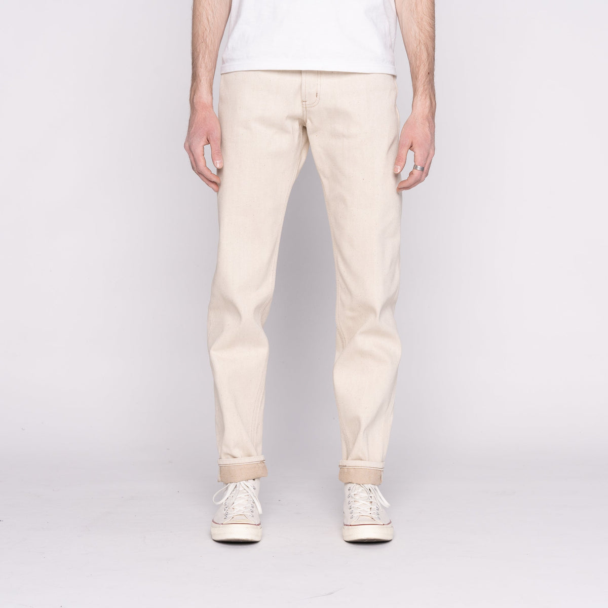 Easy Guy - All Natural Ecru Foxfibre® Selvedge by Naked & Famous Denim