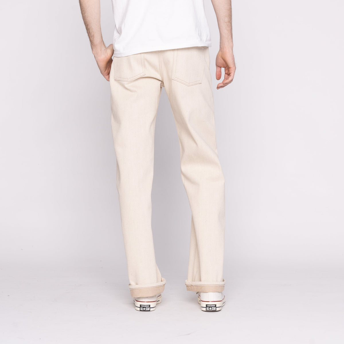 Strong Guy - All Natural Ecru Foxfibre® Selvedge by Naked & Famous Denim
