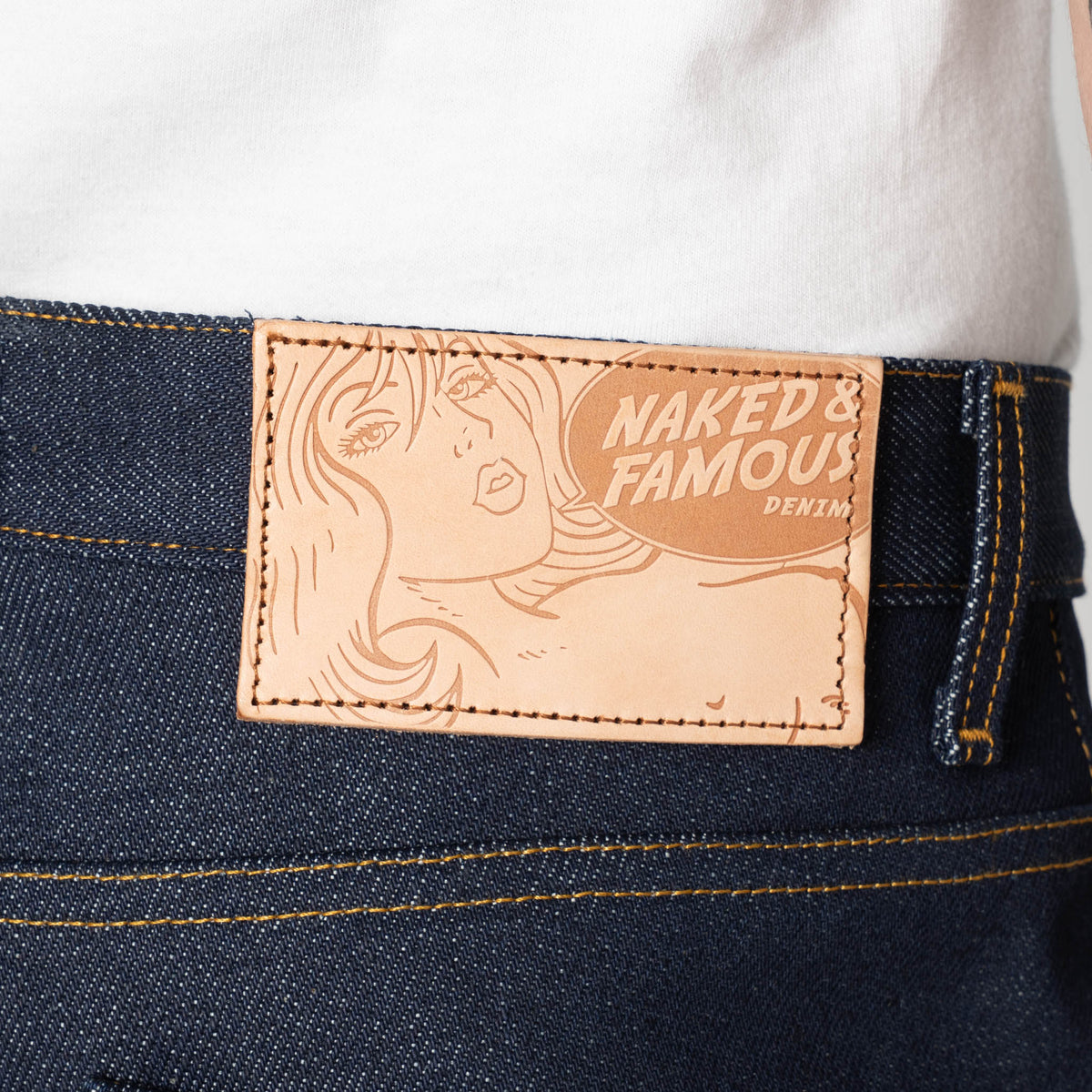 Super Guy - Elephant 14 - Dirty Elephant Selvedge by Naked & Famous Denim
