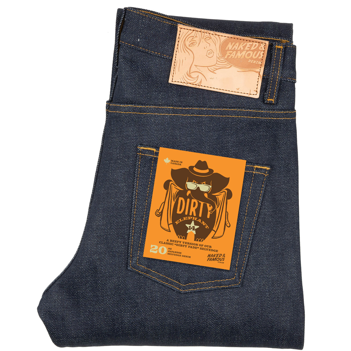 Easy Guy - Elephant 14 - Dirty Elephant Selvedge by Naked & Famous Denim