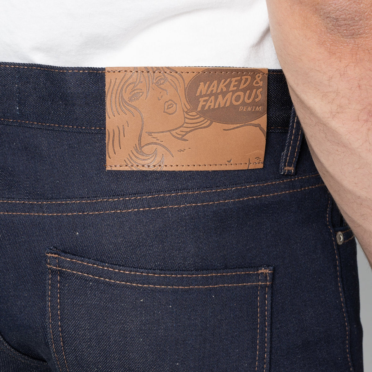 Super Guy - Coffee Dye Selvedge - Indigo by Naked & Famous Denim
