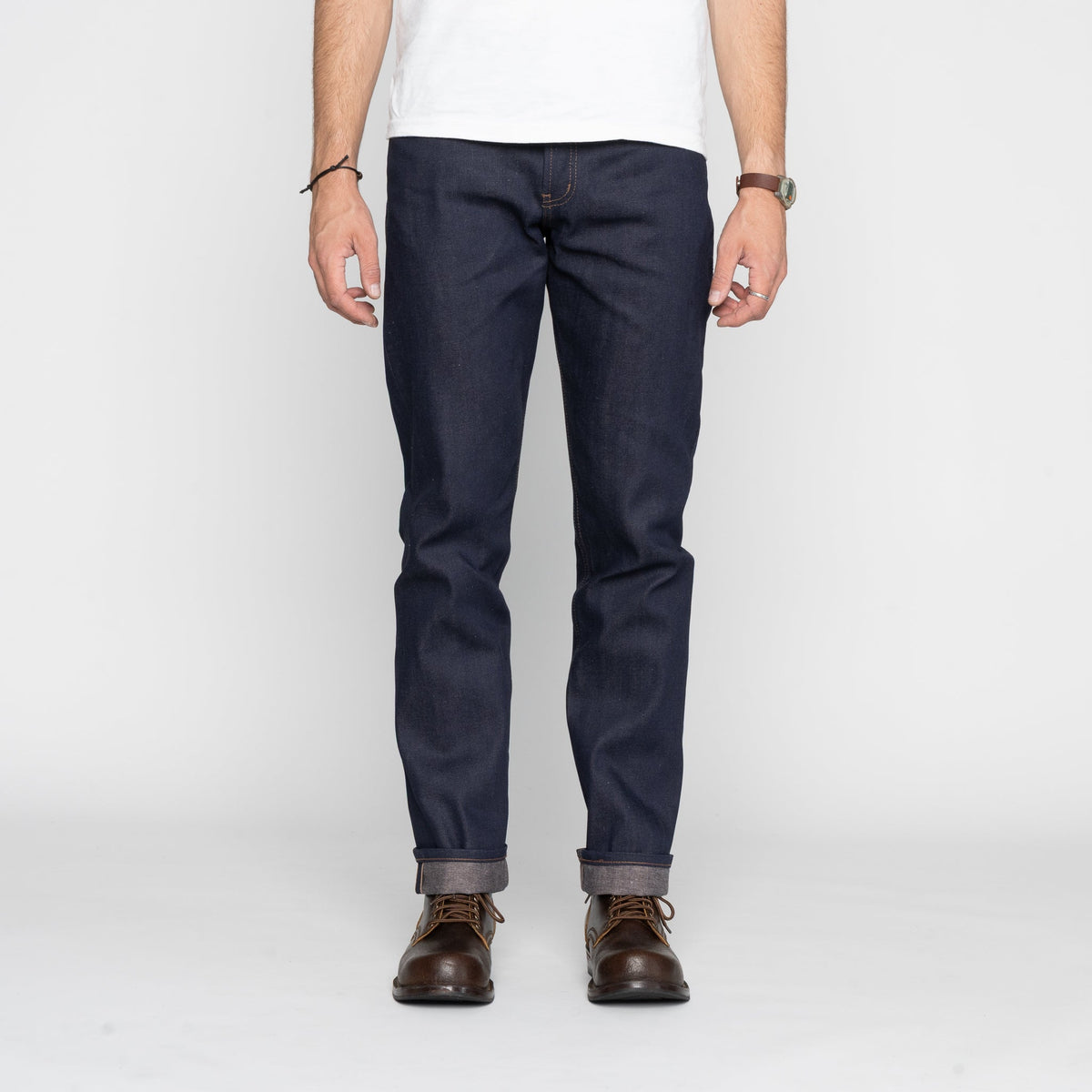 Weird Guy - Coffee Dye Selvedge - Indigo by Naked & Famous Denim