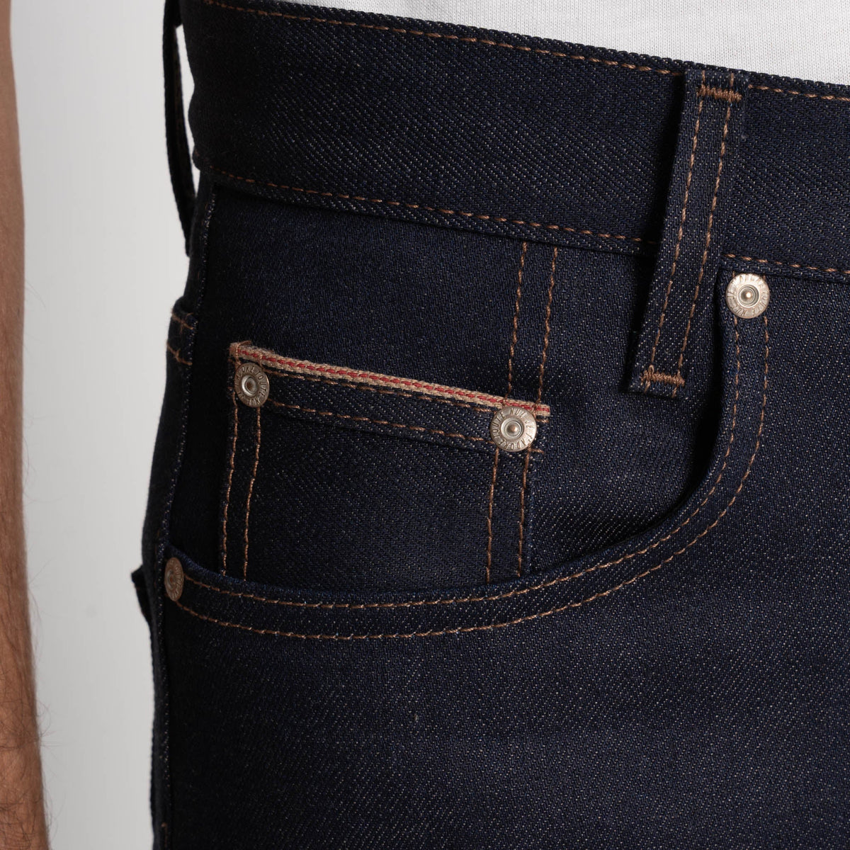 Strong Guy - Coffee Dye Selvedge - Indigo by Naked & Famous Denim