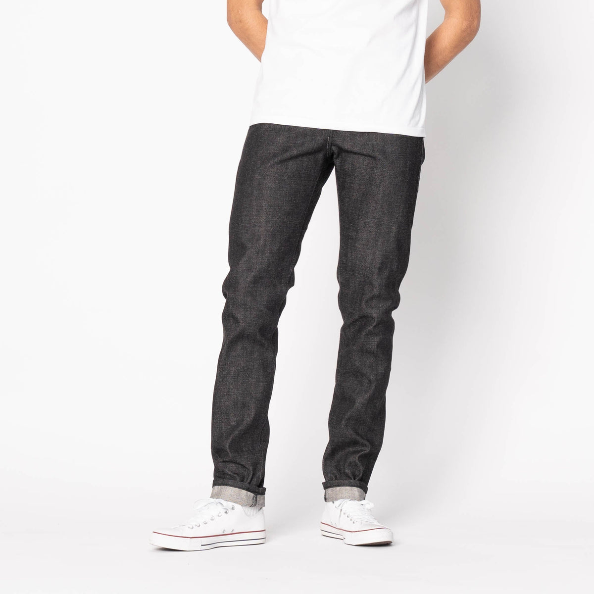 Super Guy - Yatagarasu Selvedge - Black by Naked & Famous Denim