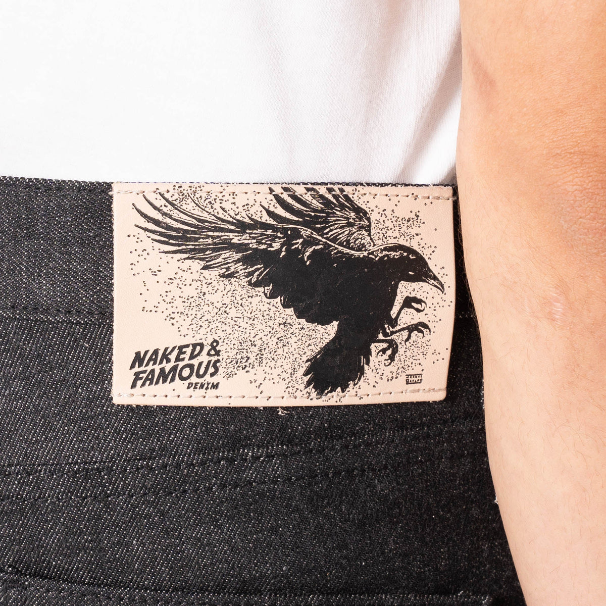 Super Guy - Yatagarasu Selvedge - Black by Naked & Famous Denim
