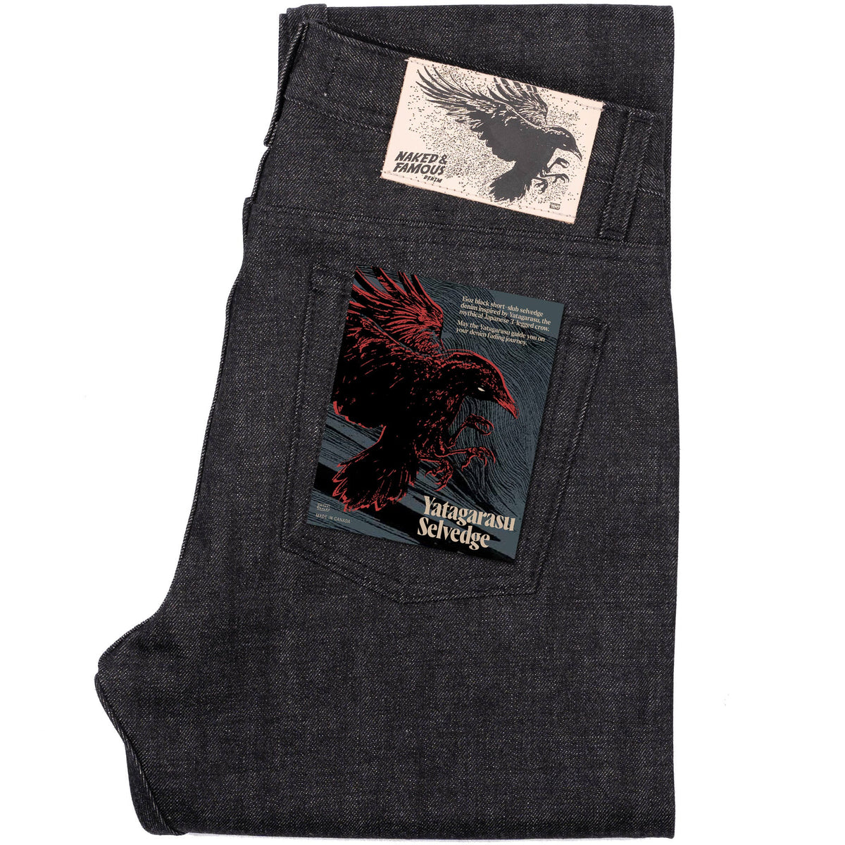Weird Guy - Yatagarasu Selvedge - Black by Naked & Famous Denim