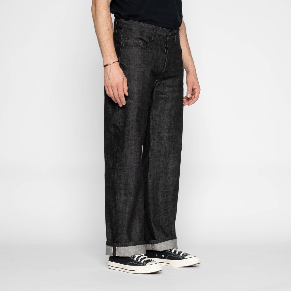 Strong Guy - Yatagarasu Selvedge - Black by Naked & Famous Denim