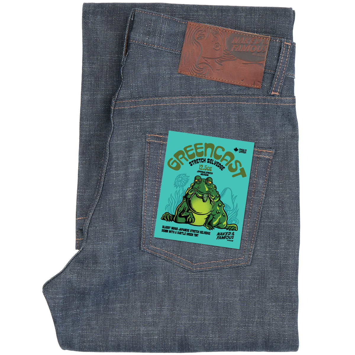 Strong Guy - Greencast Stretch Selvedge by Naked & Famous Denim