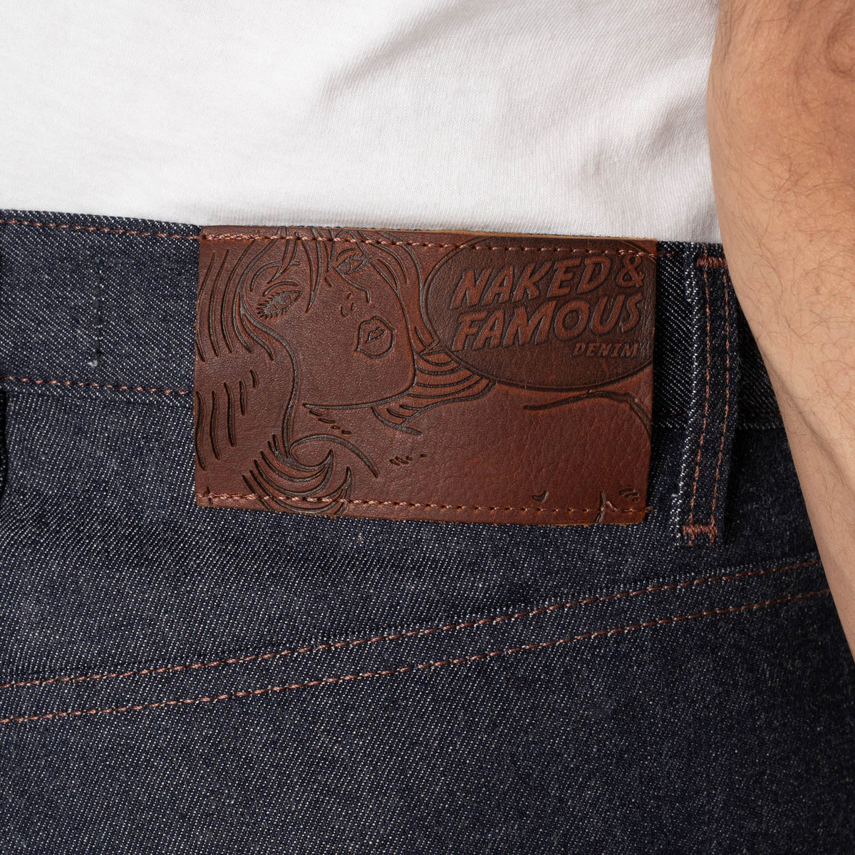 Strong Guy - Flying Squirrel Selvedge - Indigo by Naked & Famous Denim