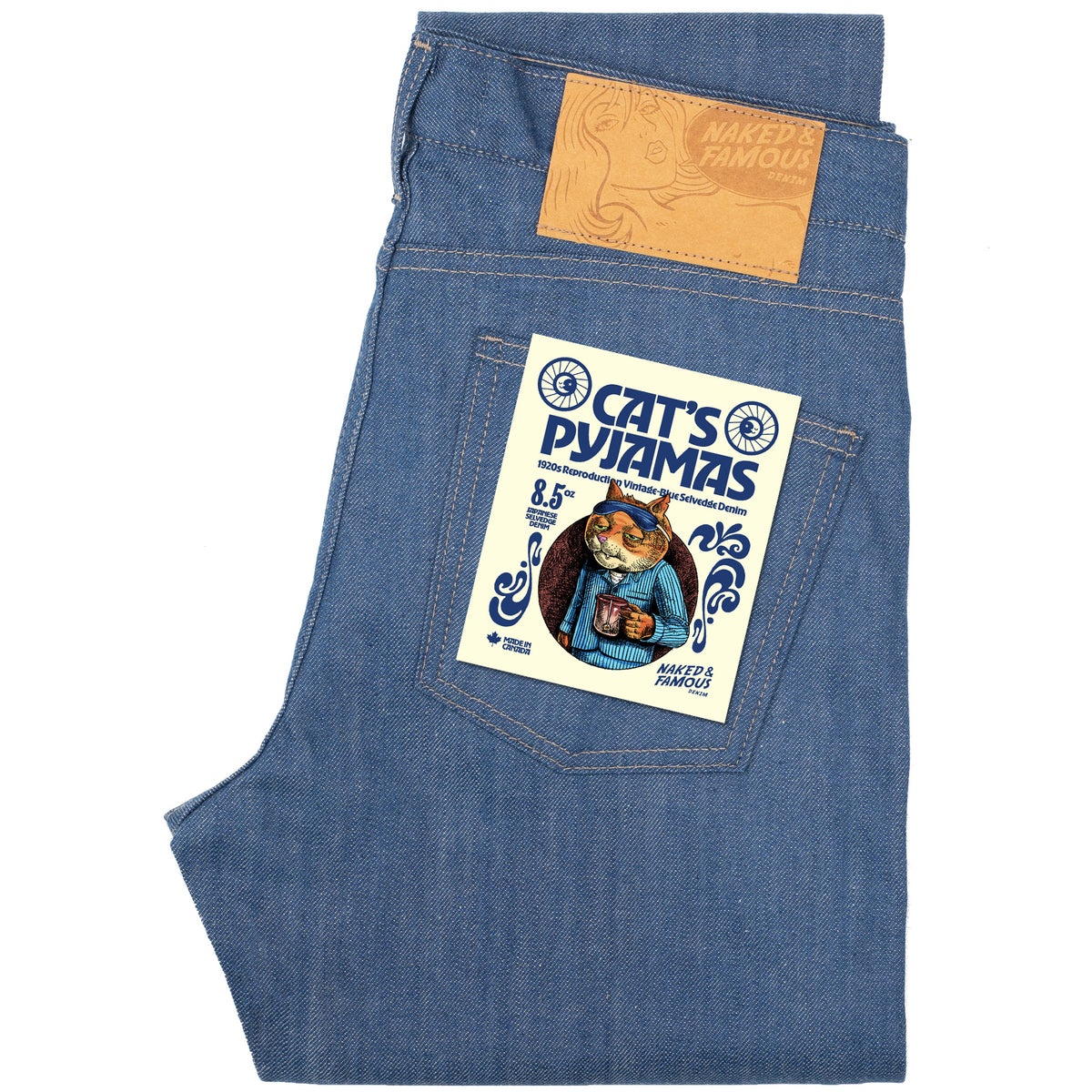 Super Guy - The Cat’s Pyjamas Selvedge - Unsanforized by Naked & Famous Denim