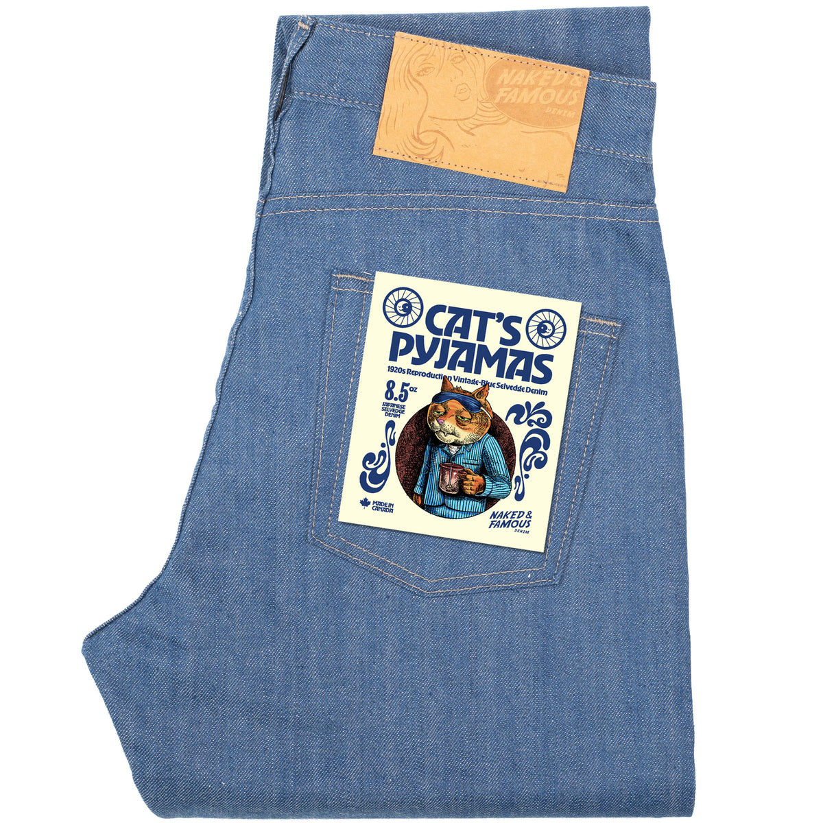 Easy Guy - The Cat’s Pyjamas Selvedge - Unsanforized by Naked & Famous Denim