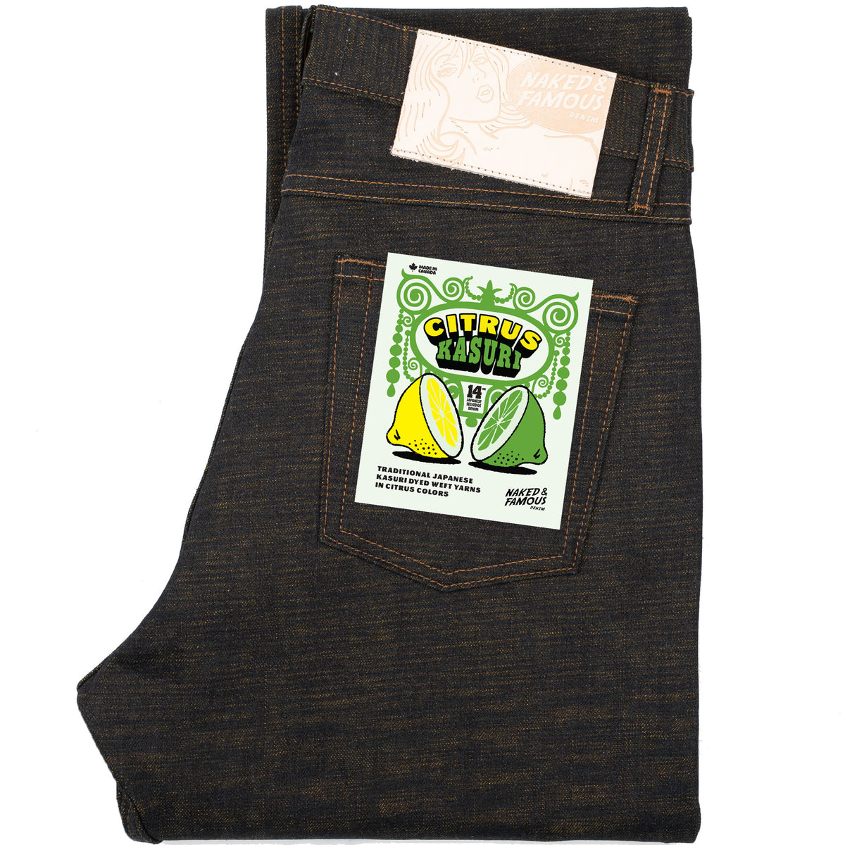 Super Guy - Citrus Kasuri Selvedge by Naked & Famous Denim