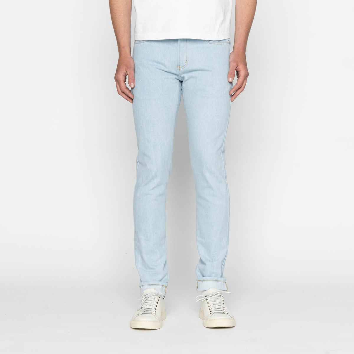 Super Guy - Secret Agent Denim - Bleach Blue by Naked & Famous Denim