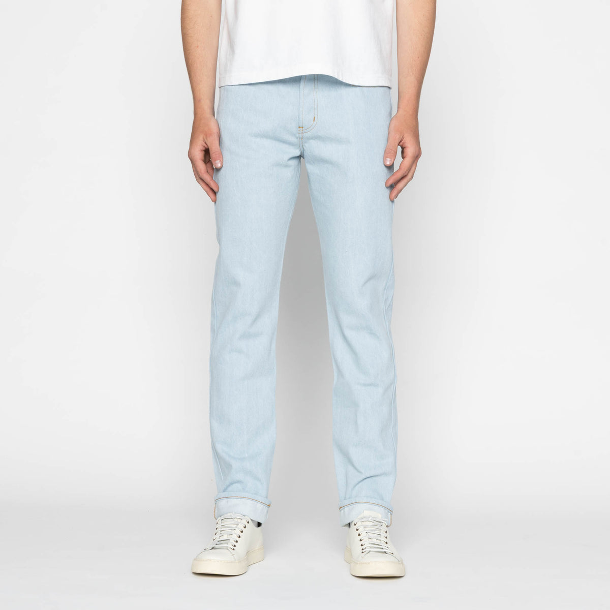 Weird Guy - Secret Agent Denim - Bleach Blue by Naked & Famous Denim