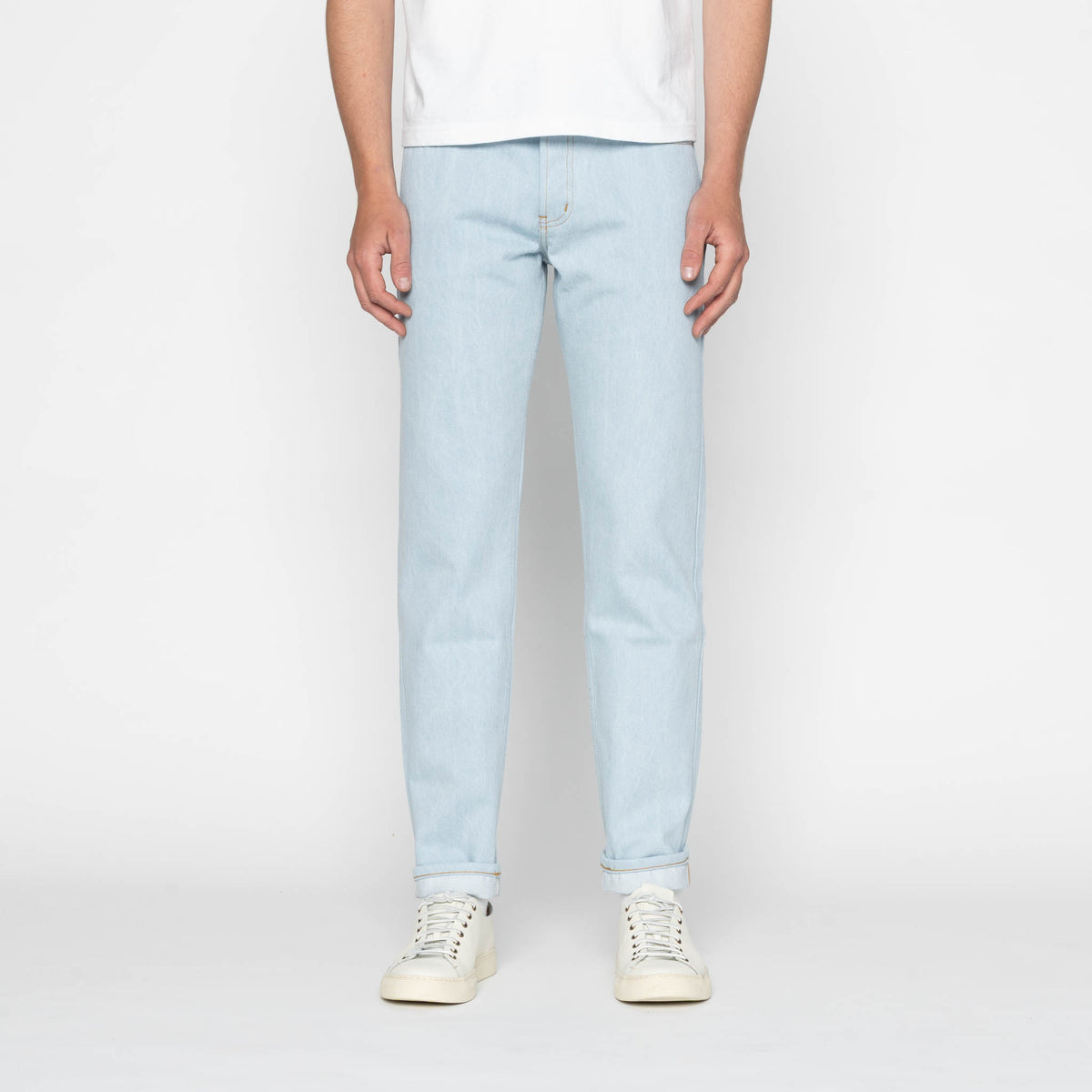 Easy Guy - Secret Agent Denim - Bleach Blue by Naked & Famous Denim
