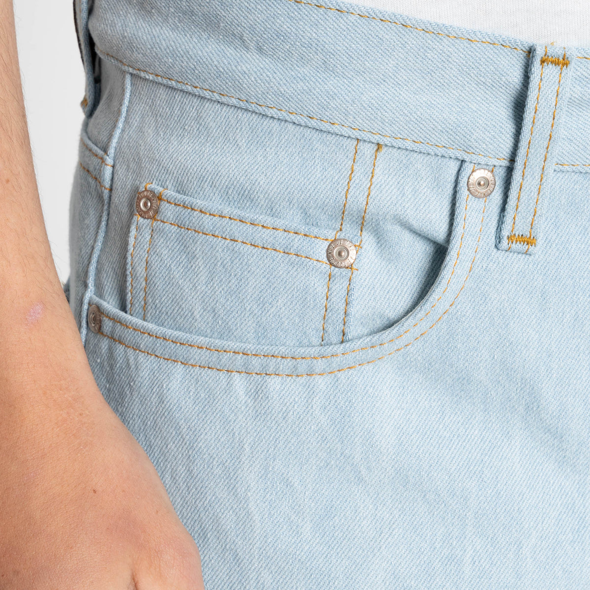 Easy Guy - Secret Agent Denim - Bleach Blue by Naked & Famous Denim