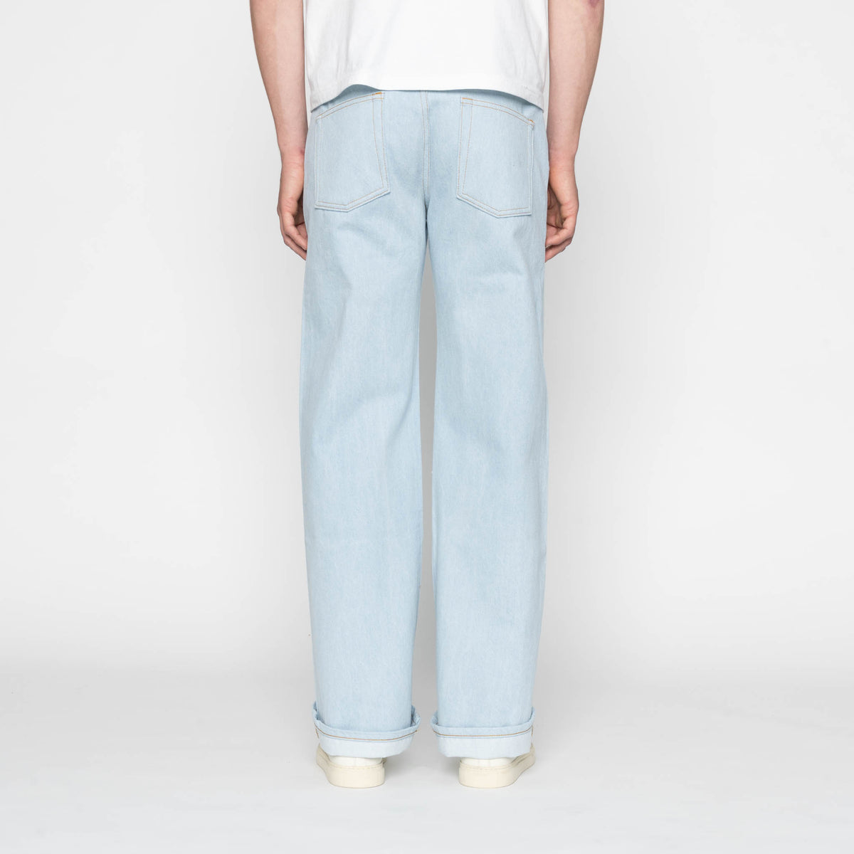 Strong Guy - Secret Agent Denim - Bleach Blue by Naked & Famous Denim