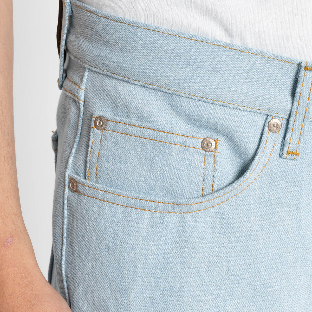 True Guy - Secret Agent Denim - Bleach Blue by Naked & Famous Denim