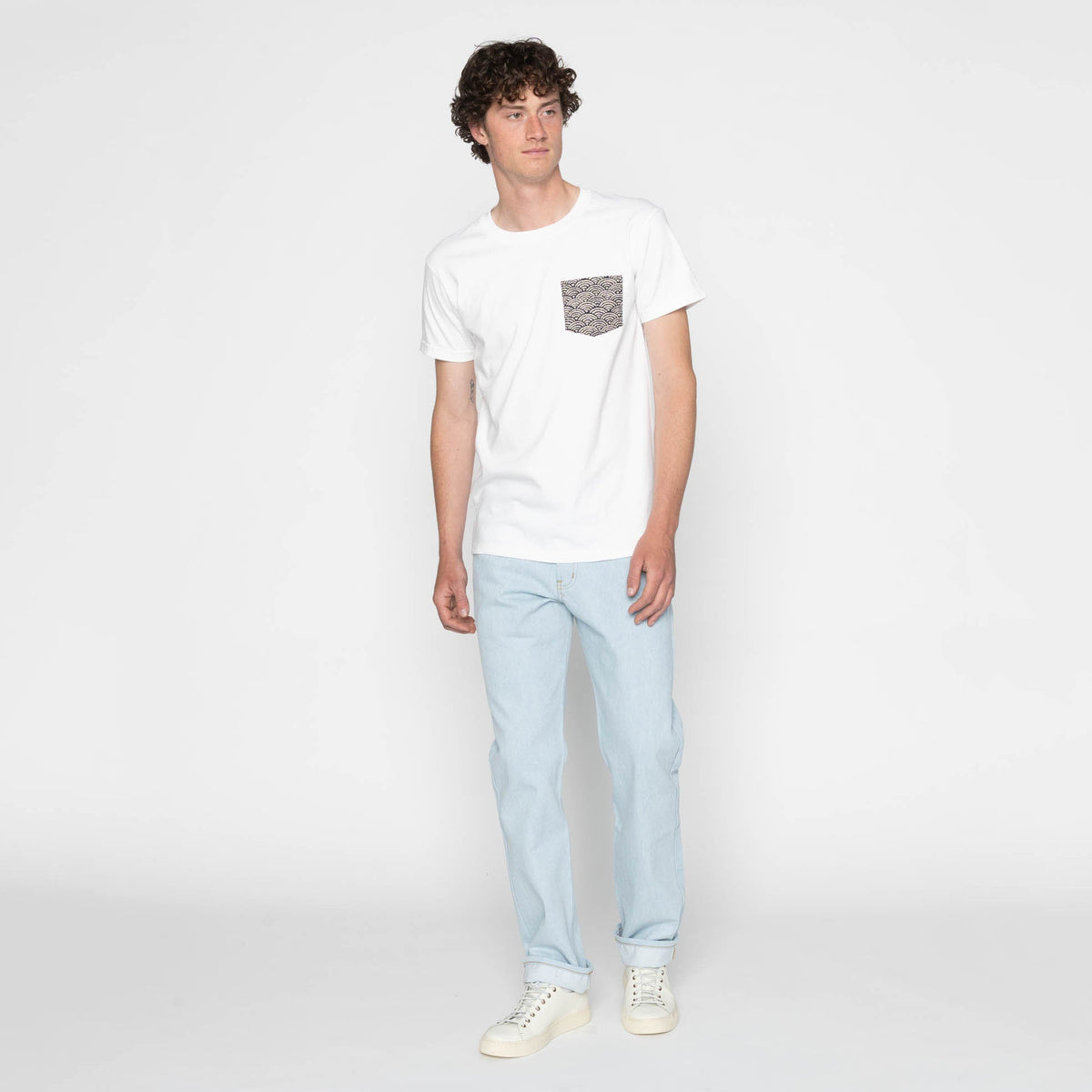 True Guy - Secret Agent Denim - Bleach Blue by Naked & Famous Denim