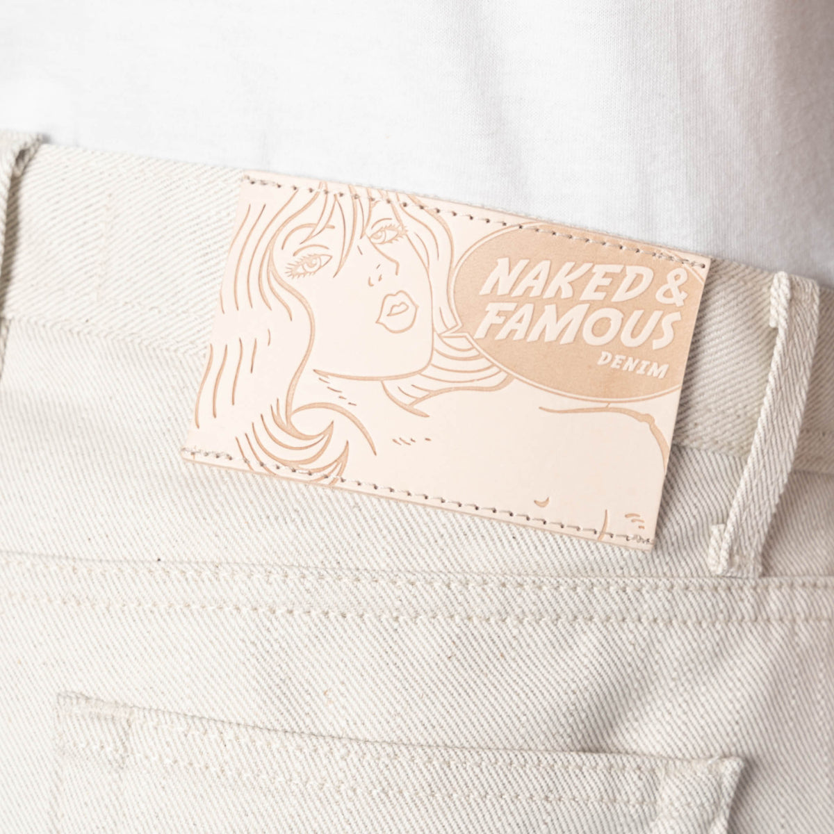 Weird Guy - Tabi Selvedge - Off White by Naked & Famous Denim