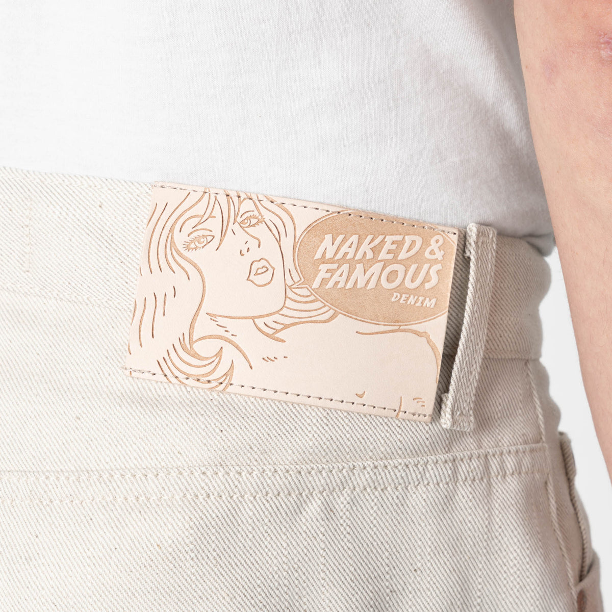Easy Guy - Tabi Selvedge - Off White by Naked & Famous Denim