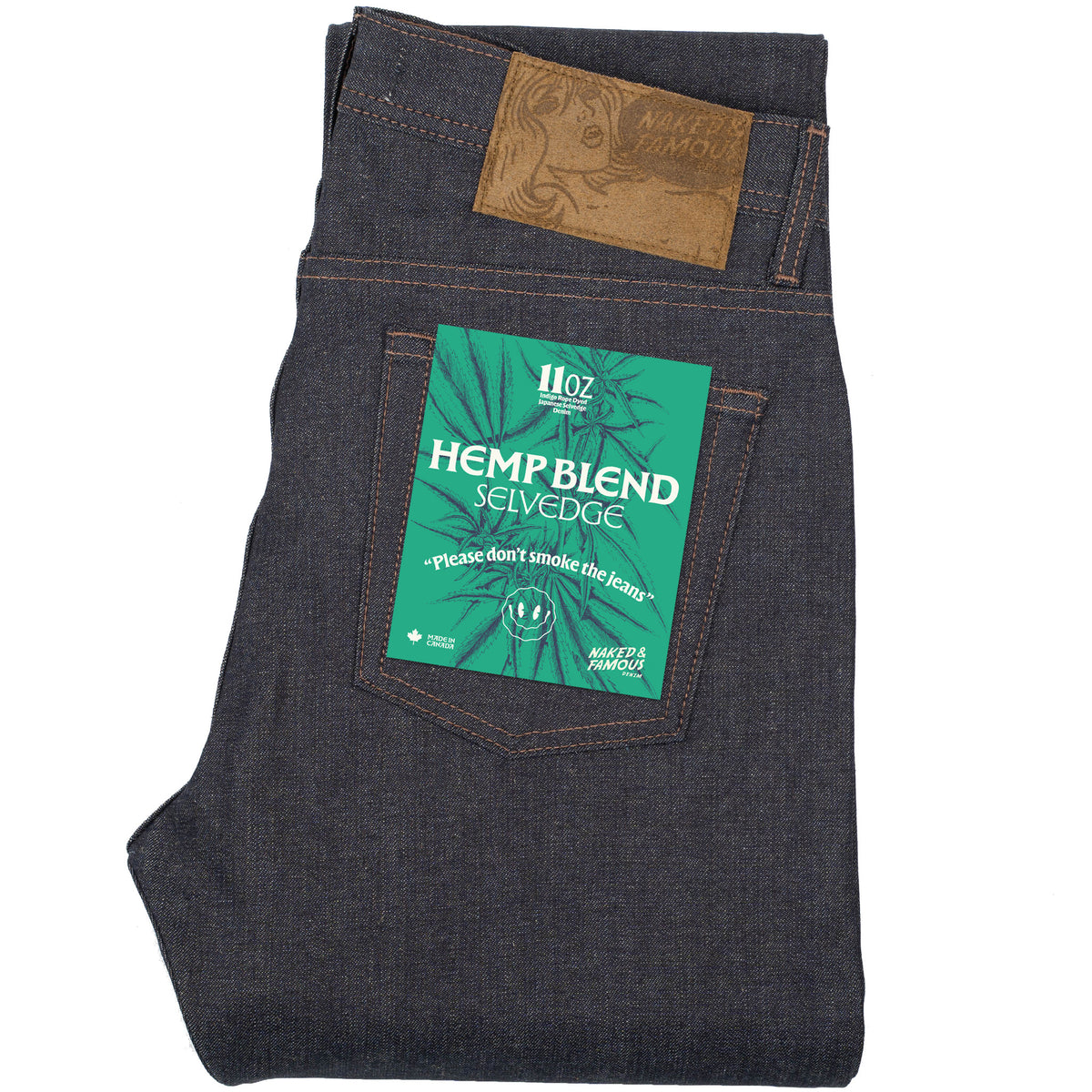 Weird Guy - Hemp Blend Selvedge - Indigo by Naked & Famous Denim