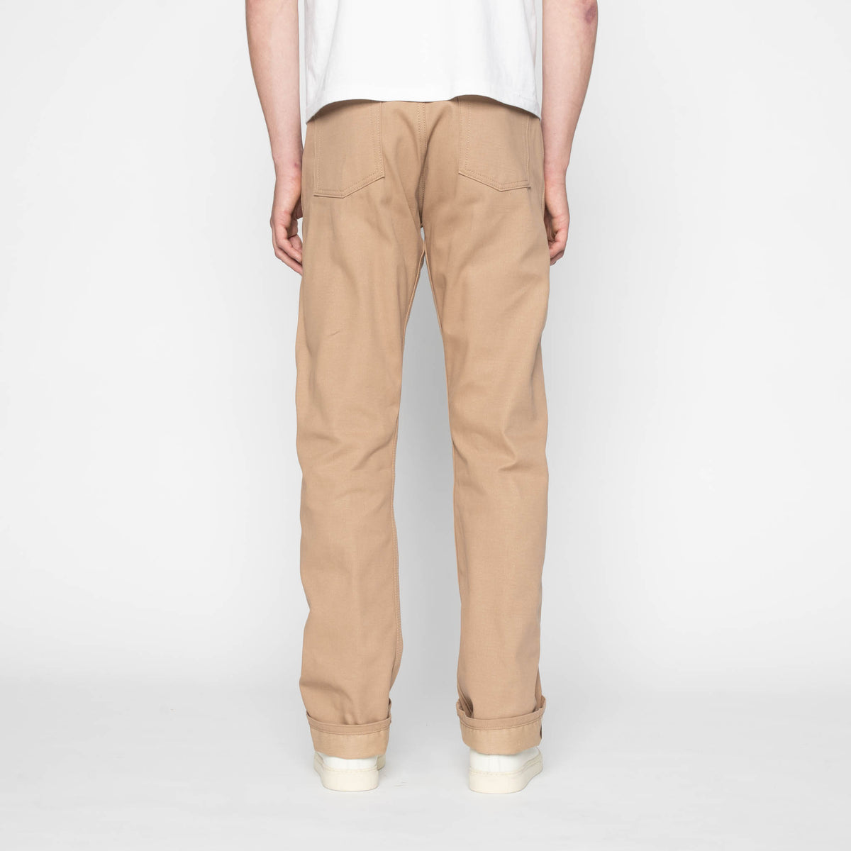 True Guy - Selvedge Slacks Beige by Naked & Famous Denim