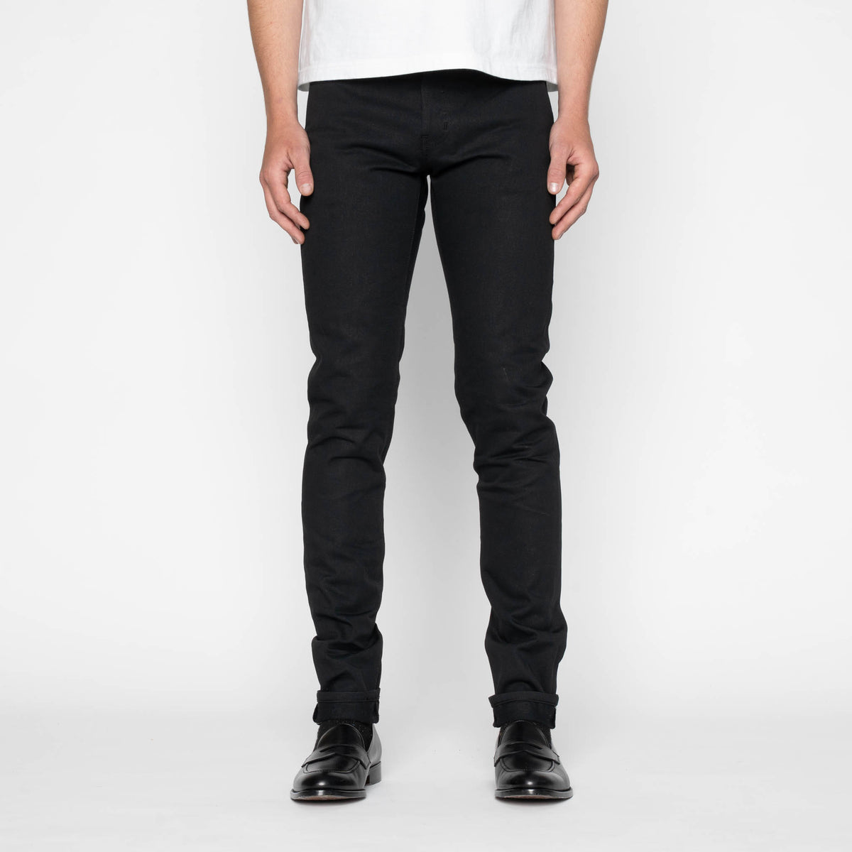 Super Guy - Selvedge Slacks Black by Naked & Famous Denim