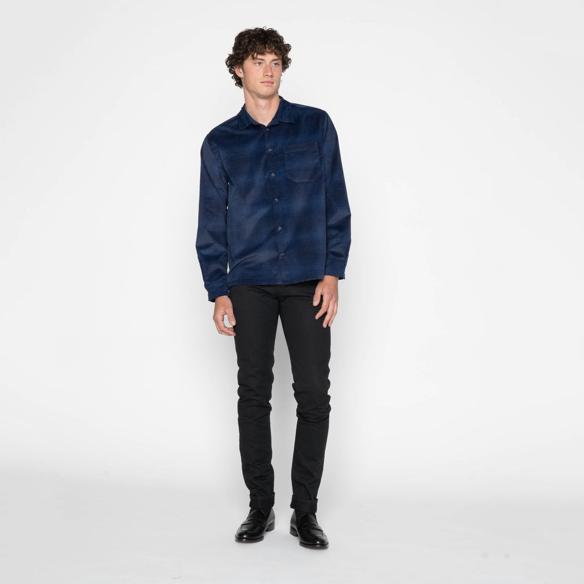 Super Guy - Selvedge Slacks Black by Naked & Famous Denim