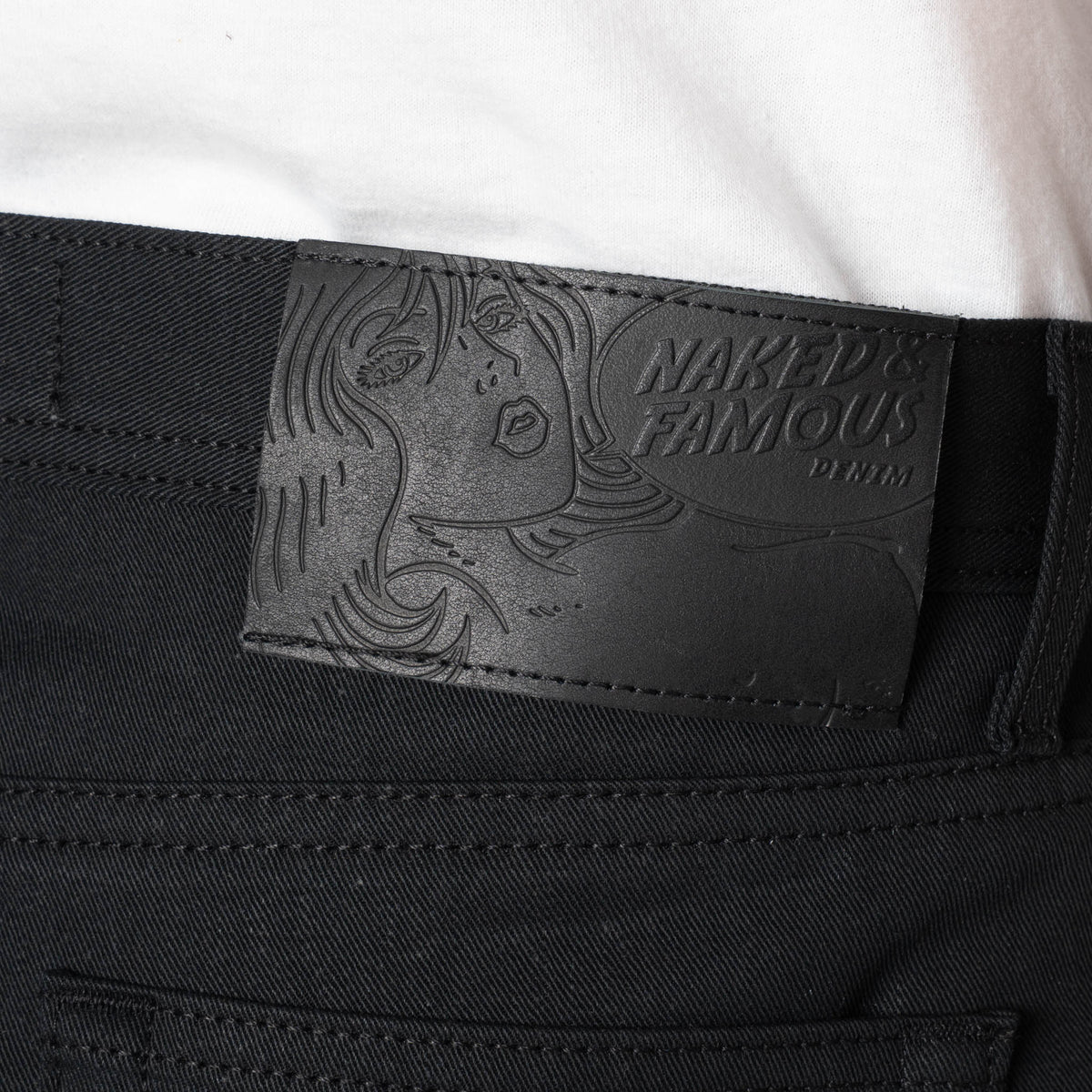 Weird Guy - Selvedge Slacks Black by Naked & Famous Denim