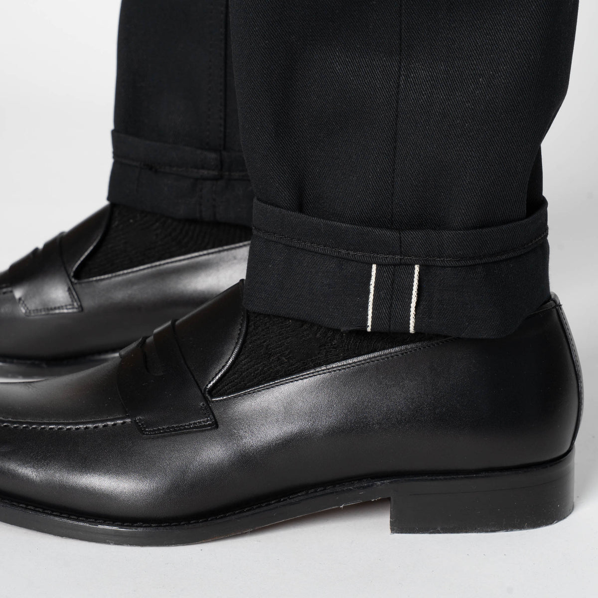 Easy Guy - Selvedge Slacks Black by Naked & Famous Denim