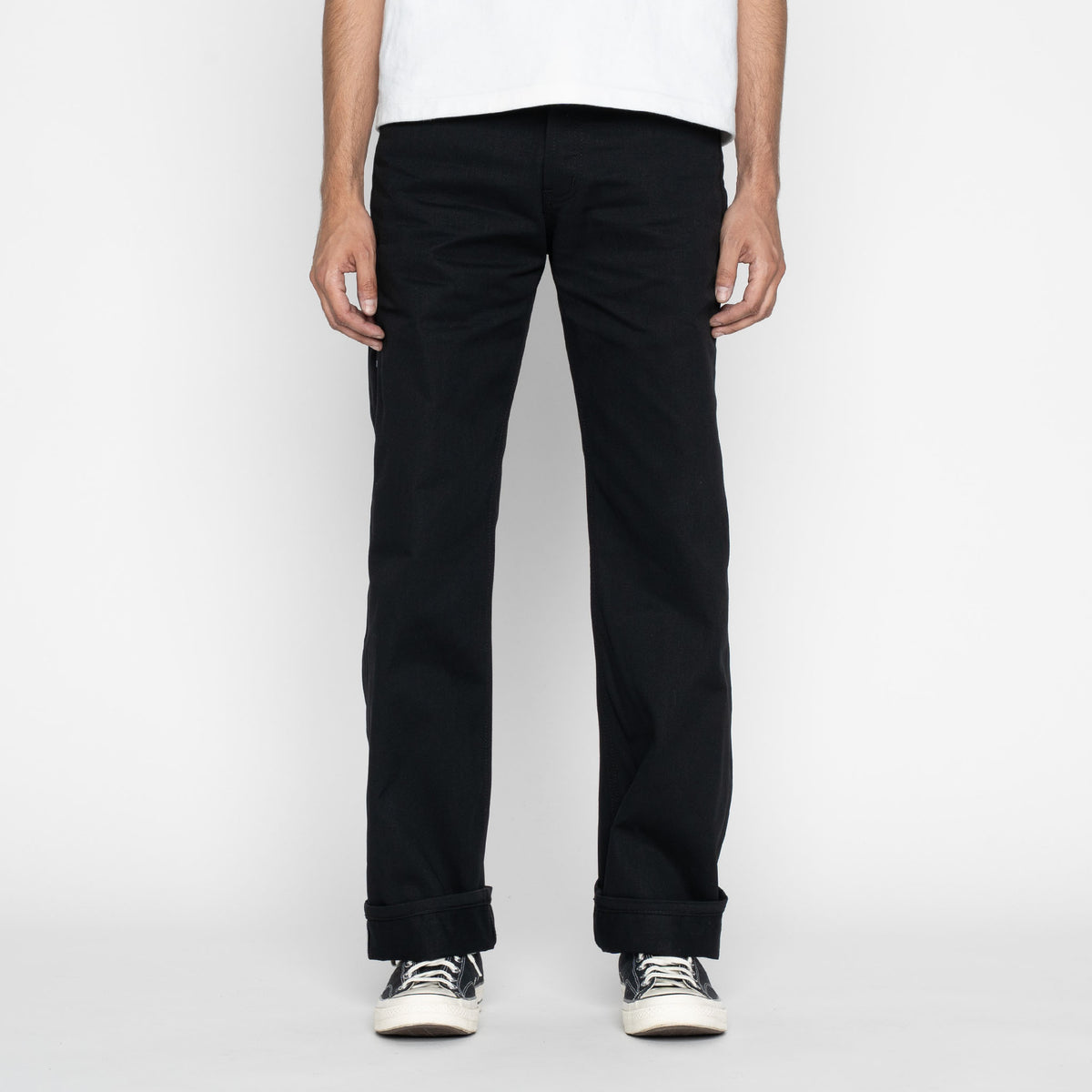 Strong Guy - Selvedge Slacks Black by Naked & Famous Denim