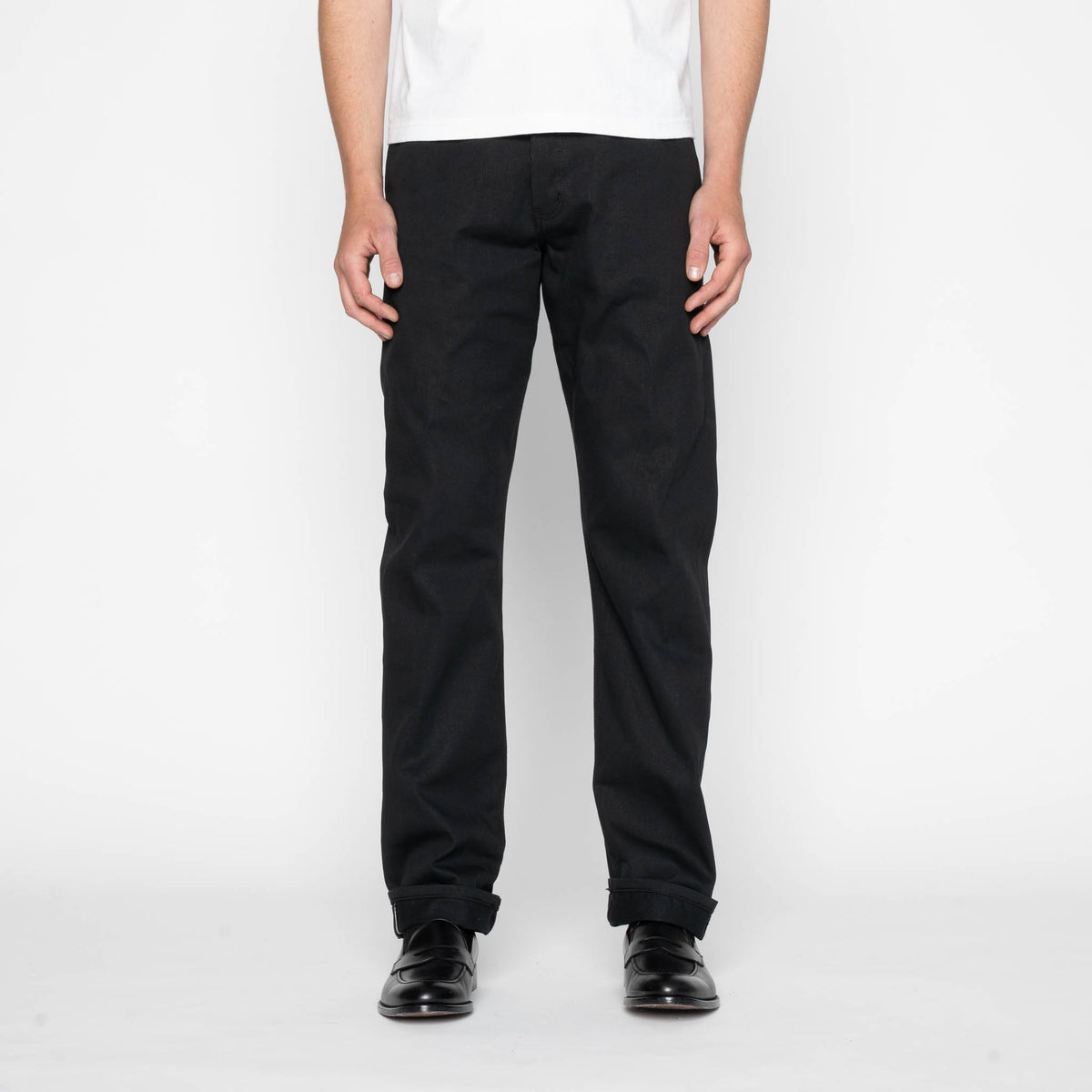 True Guy - Selvedge Slacks Black by Naked & Famous Denim