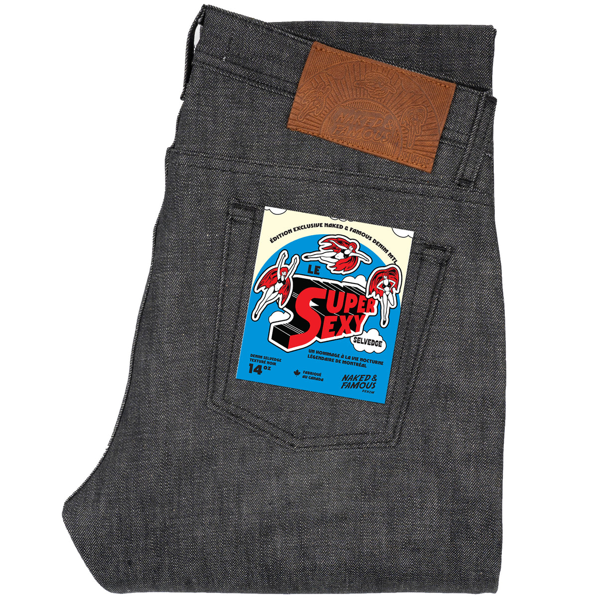 Weird Guy - Super Sexy Selvedge - Black by Naked & Famous Denim