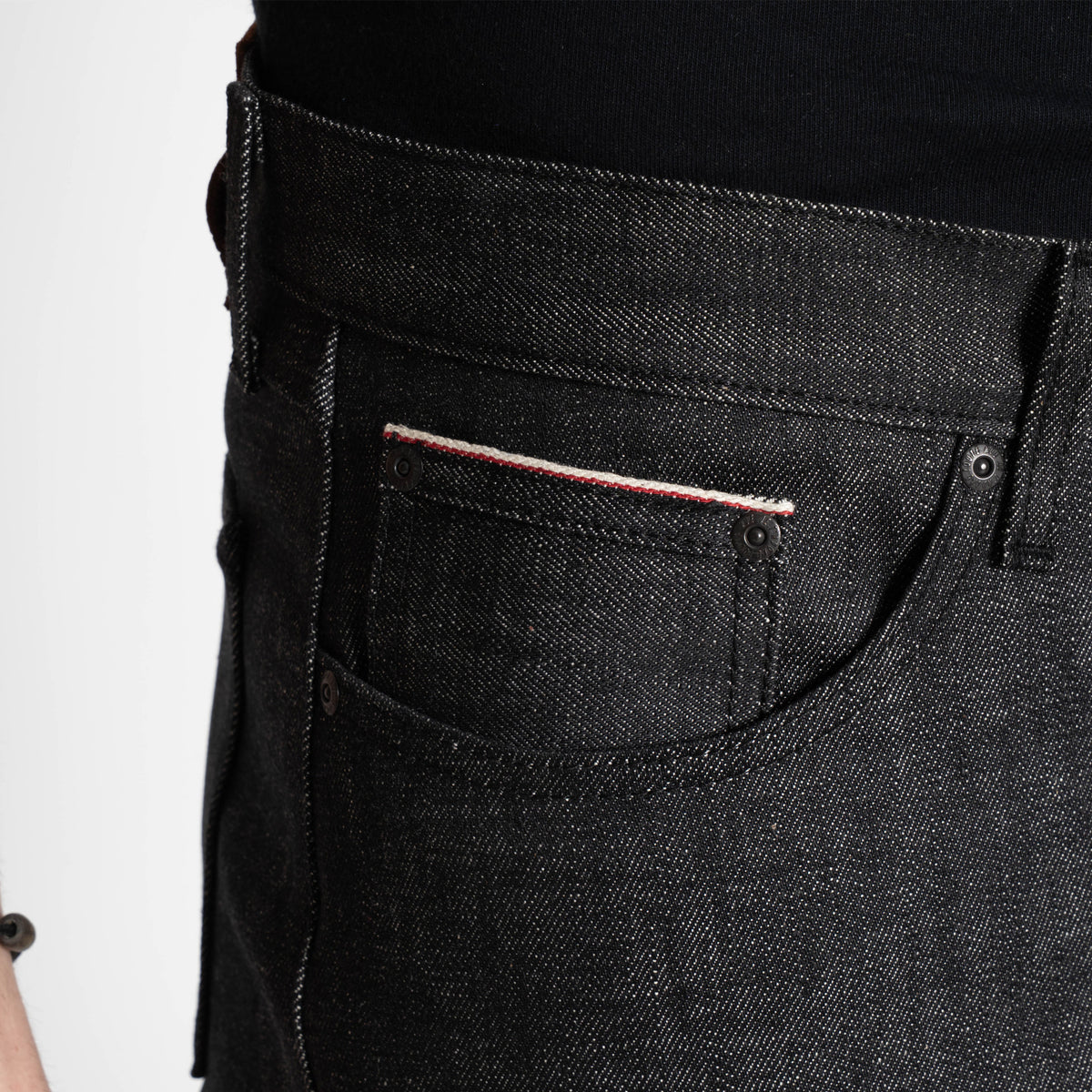 True Guy - Super Sexy Selvedge - Black by Naked & Famous Denim