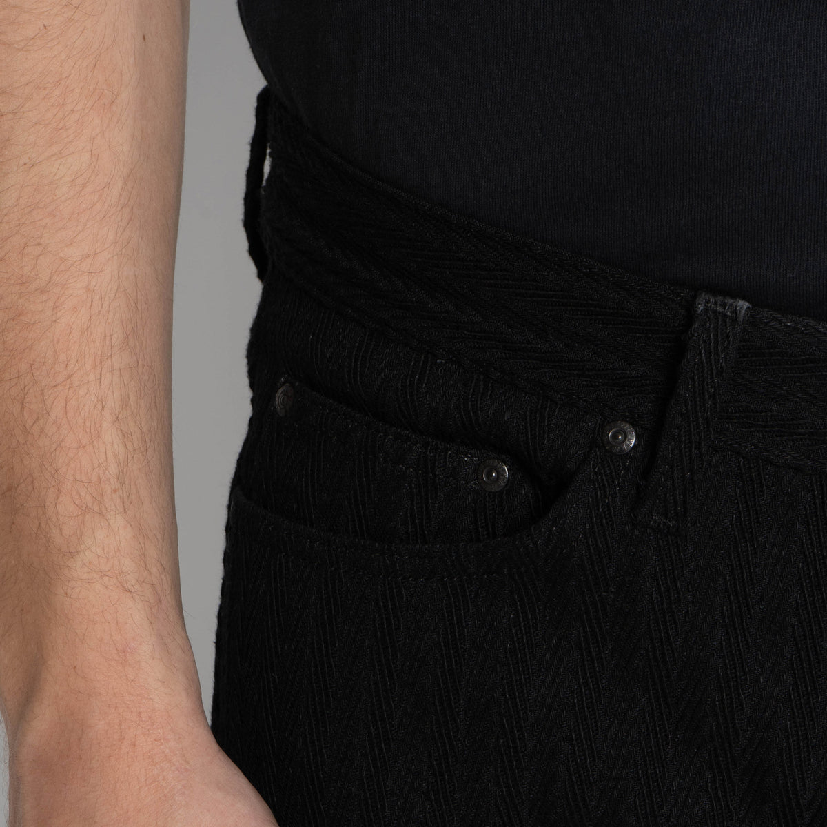 Weird Guy - Black Sugiaya by Naked & Famous Denim